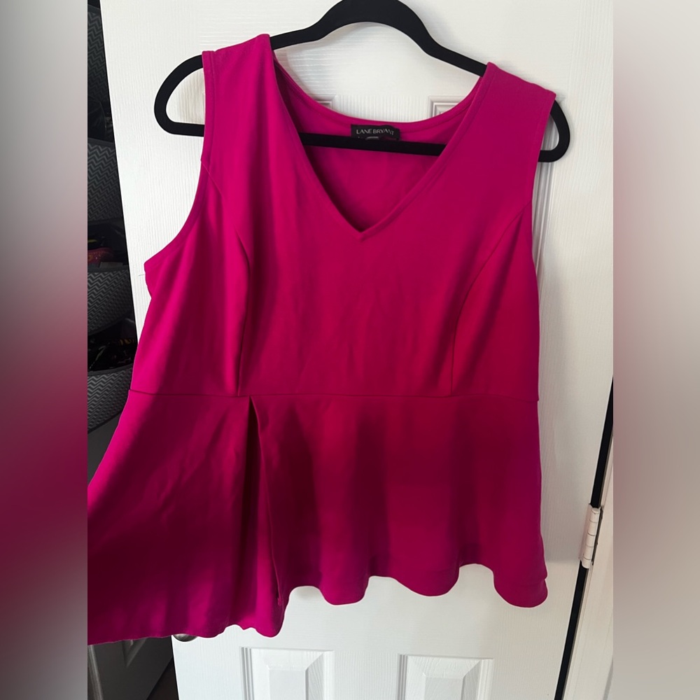 Lane Bryant peplum top